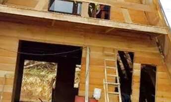 Imagem: Chalé Americano pré fabricado montado