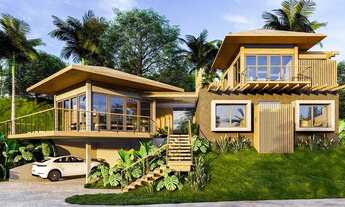 Imagem 3: Casa com 3 suítes no Condomínio Ocaso da Montanha - Praia do Silveira - Garopaba/SC