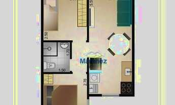 Imagem 7: Apartamento com 2 dormitórios à venda, 34 m² por R$ 215.000,00 - Vila Industrial - São Pau