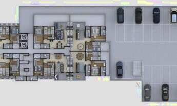 Imagem 2: Apartamento para venda com 85 metros quadrados com 3 quartos em São Judas - Itajaí - SC