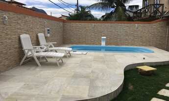 Imagem 6: Linda Casa 380m² Alto Padrão 4 Quartos 3 Suítes Closet Piscina Churrasqueira