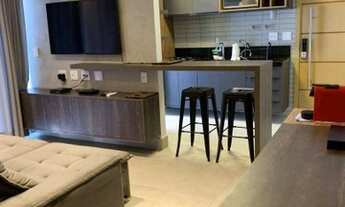 Imagem 3: Apartamento com 1 dormitório para alugar, 60 m² por R$ 4.100,00/mês - Aparecida - Santos/S