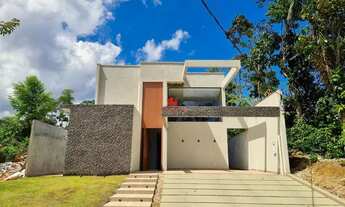 Imagem: Casa térrea com 3 suítes mezanino Alphaville