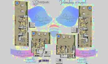 Imagem 4: Última unidade com vista para o mar! 3 quartos na Enseada Azul a 1 quadra da praia