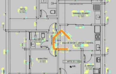 Imagem 11: Apartamento com 2 dormitórios à venda, 70 m² por R$ 330.000,00 - Recanto dos Barreiros - P