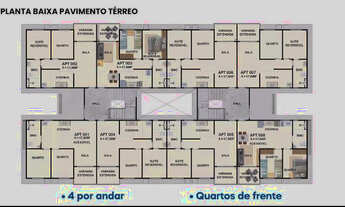 Imagem 3: Apartamento com 2 quartos em 2 Carneiros com suíte e varanda