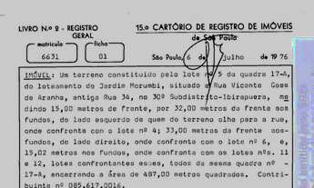 Imagem 6: Terreno com 487:00 m2 Vila Tramontano - Vila Morumbi