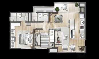 Imagem 7: Apartamento para comprar no bairro Menino Deus - Porto Alegre com 1 quarto