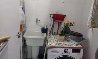 Imagem 6: Apartamento lateral de 2 dorms com garagem fechada em santos ( Embaré ) próx ao canal 5