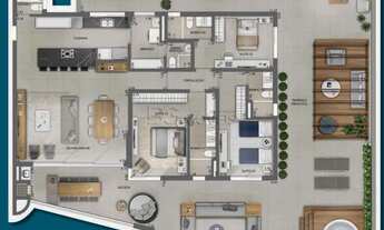 Imagem 2: FLORIANóPOLIS - Apartamento Padrão - Cacupé