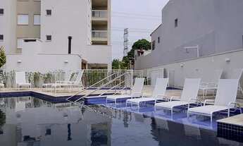 Imagem 2: Apartamento para locação com 57m2 com 2 dormitórios, 1 suíte, armário,1 vaga coberta, laze