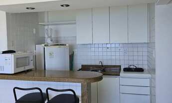 Imagem 3: Quarto e sala Apartamento com 1 dormitório