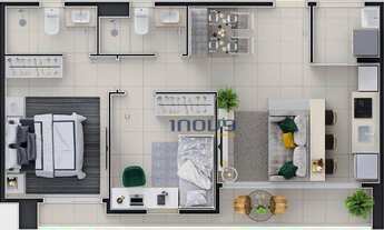 Imagem 5: Apartamento luxo 2 quartos, 1 suíte, lazer completo, Joaquim Távora