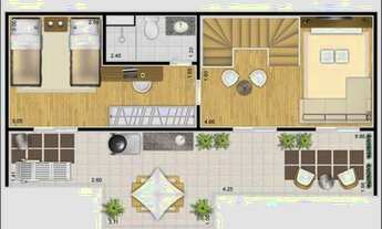 Imagem 4: Cobertura com 3 dormitórios à venda, 102 m² por R$ 580.000,00 - Centro - São Bernardo do C