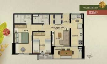 Imagem 4: AX- O Melhor 3 quartos da Caxangá - Parque das Palmeiras 70m² - Lançamento