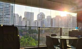 Imagem: Studio com 1 suíte, sala, varanda, cozinha