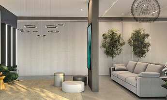 Imagem 2: Apartamento com 3 dormitórios à venda, 120 m² por R$ 524.175 - Guilhermina - Praia Grande