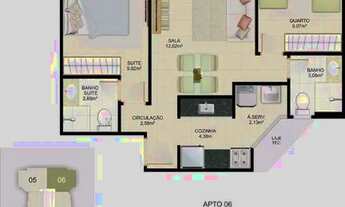 Imagem 5: Apartamento com 2 dormitórios à venda, 60 m² por R$ 480.000,00 - Praia de Itaparica - Vila