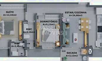 Imagem 3: FLORIANóPOLIS - Apartamento Padrão - Cachoeira do Bom Jesus
