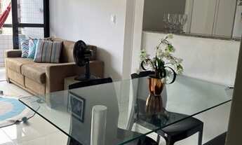 Imagem: Flat com Vista livre pro MAR semi mobiliado