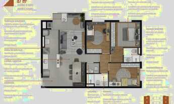 Imagem 3: RR5960 Apartamento 87m² CONDOMINÍO DUQ CENTRAL HOUSES - OPORTUNIDADE - 3 Dorms 2 Vagas - B