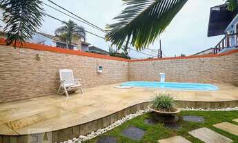 Imagem 3: Linda Casa 380m² Alto Padrão 4 Quartos 3 Suítes Closet Piscina Churrasqueira