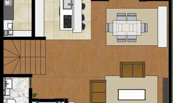 Imagem 6: Casa Sobrado à venda com 4 quartos sendo 2 suítes, 4 vagas de garagem, 233m2 privativos, e