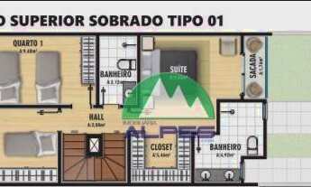 Imagem 6: Sobrado à venda, 112 m² por R$ 600.000,00 - Hauer - Curitiba/PR