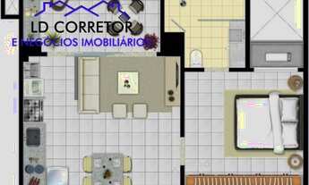 Imagem 2: Apartamento de 2 quartos no Setor Marista com conveniência e dentro do polo gastronômico d