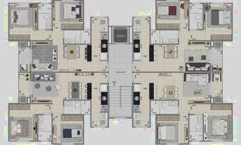 Imagem 6: Apartamento para venda possui 65 metros quadrados com 2 quartos