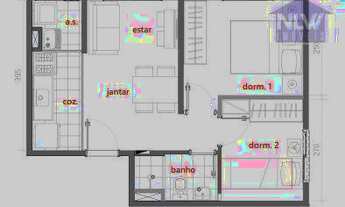 Imagem: Apartamento com 2 dormitórios à venda