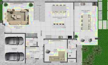 Imagem 3: Indaiatuba - Sobrado novo a venda com 4 Dormitórios 4 Suites e Área Gourmet - 4 Vagas : Al