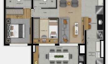 Imagem: Apartamento para venda com 73 metros quadrados