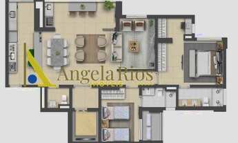 Imagem 3: APARTAMENTO - 03 SUÍTES - EUROPARK - ED. NORONHA