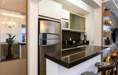 Imagem 7: Apartamento no bairro Boa Vista em Blumenau. A arquitetura é contemporânea e a localização