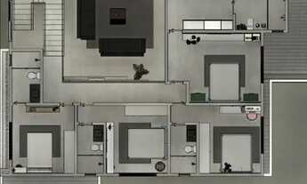 Imagem 4: Casa com 4 dormitórios à venda, 313 m² por R$ 2.360.000,00 - Santorini Residencial Club