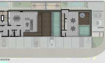 Imagem 7: Cobertura Duplex com 3 quartos na Praia do Poço - Área de lazer Privada