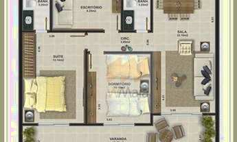 Imagem 3: Apartamento à venda, Braga, Cabo Frio