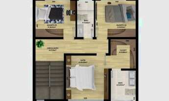 Imagem 3: Sobrado com 3 dormitórios à venda, 189 m² - Costeira - São José dos Pinhais/PR