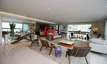 Imagem 6: Lindo apartamento de altíssimo padrão com 4 suítes de frente para a praia em Santos