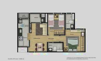 Imagem 3: SEMINÁRIO - SACADA CHURRASQUEIRA - 2 QUARTOS - 1 SUITE - 1 VAGA