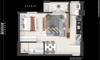 Imagem 2: Apartamento com 1 dormitório à venda, 47 m² por R$ 300.000,00 - Jardim Sumaré - Ribeirão P