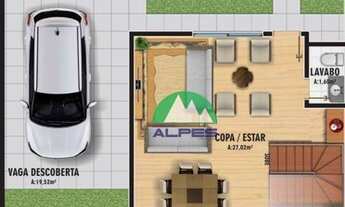 Imagem 2: Sobrado à venda, 112 m² por R$ 600.000,00 - Hauer - Curitiba/PR