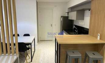 Imagem: Línea Home Style - Flat, mobiliado, 49m²