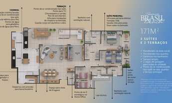 Imagem 4: Apartamento com 2 dormitórios à venda, 98 m² por R$ 607.000,00 - Ribeirão do Lipa - Cuiabá