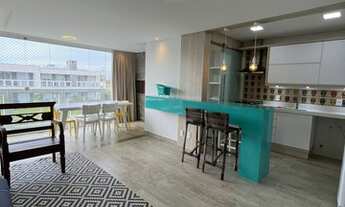 Imagem 2: Cobertura 2D mobiliada e decorada no Rossi Atlântida