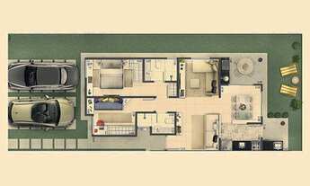 Imagem 2: Casa em Condomínio Toscana de 118m², 3 dorm. 1 suite e 2 vagas