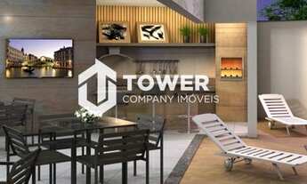 Imagem 4: Apto de 56m² sendo 2 quartos 1 suíte, sacada, elevador e lazer completo. Entrada em 60x