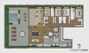Imagem 6: Apartamento com amplo terraço, 4 suítes e com 465m² no Bigorrilho - Curitiba - PR