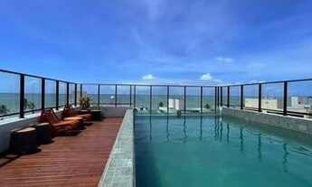 Imagem 6: Flat para aluguel mobilado com area privativa com jacuzzi na principal do Bessa